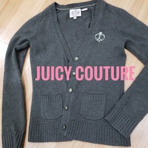 JUICY COUTURE  cashmere merino cardigan S